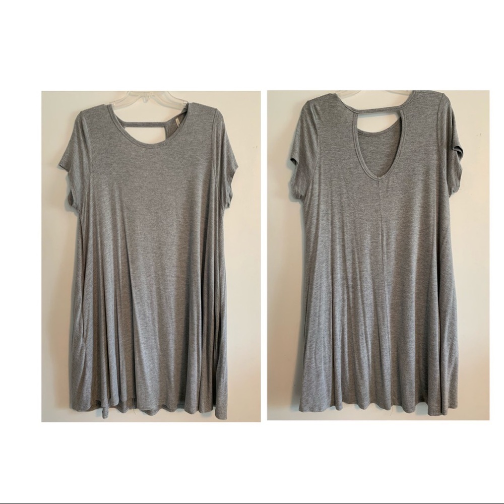 Gray Keyhole boutique  Swing Top/Dress